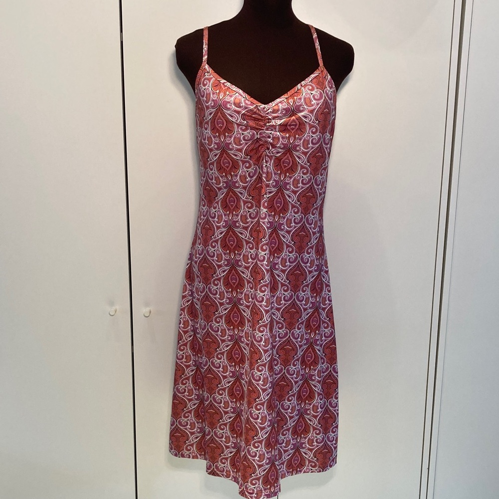 Prana Breath Athleisure dress halter double straps L